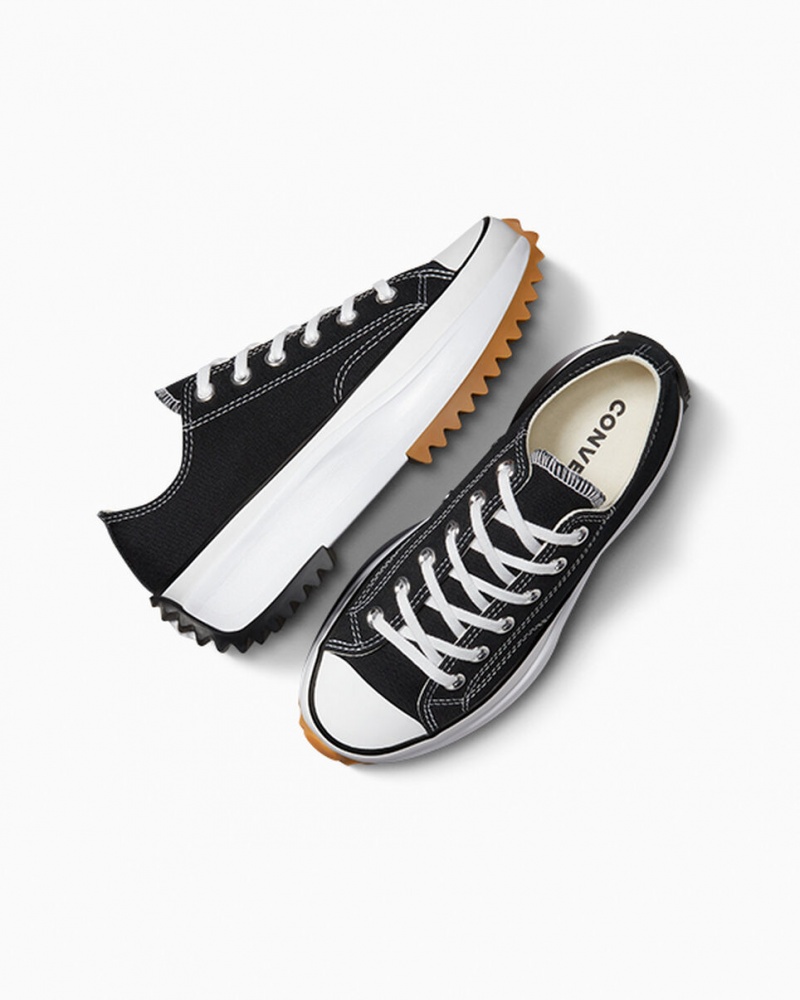 Converse Run Star Hike Plataforma Negras Blancas | 183-TCXLWA