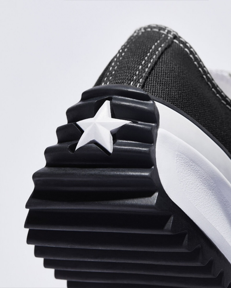 Converse Run Star Hike Plataforma Negras Blancas | 183-TCXLWA