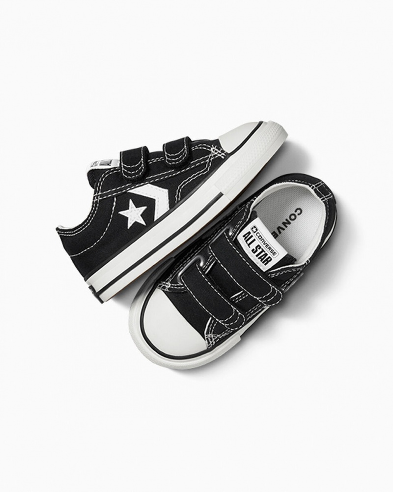 Converse Star Player 76 Easy-On Negras Blancas | 192-IGCXFW