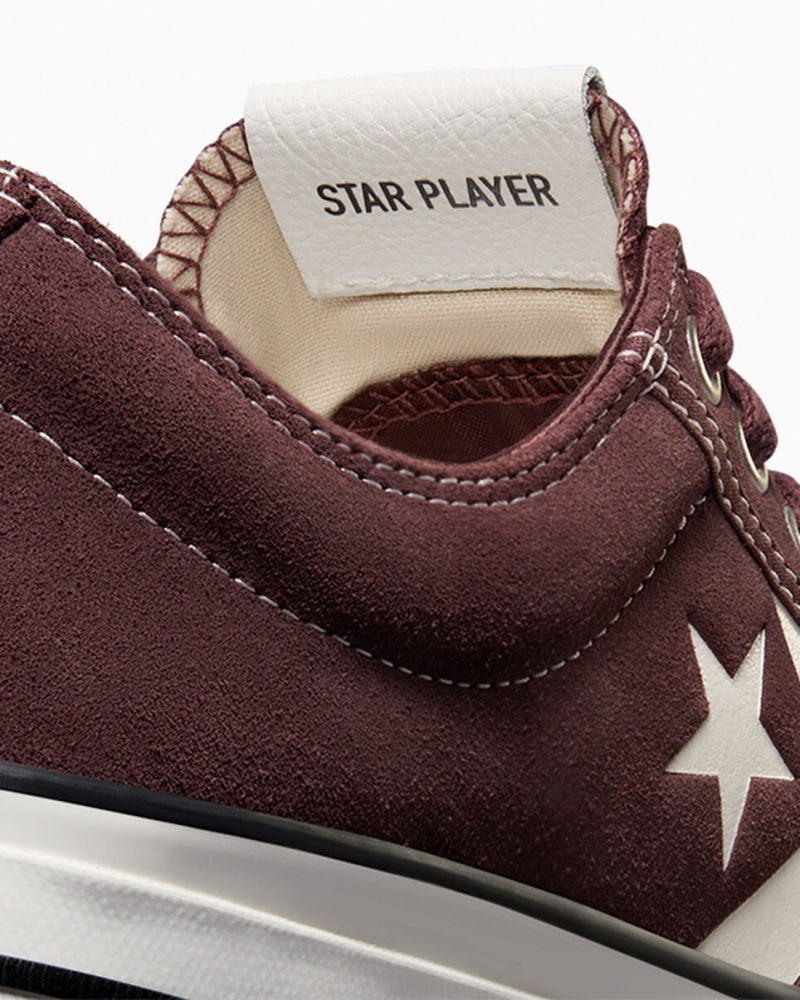 Converse Star Player 76 Gamuza Marrones | 302-NTLRXH