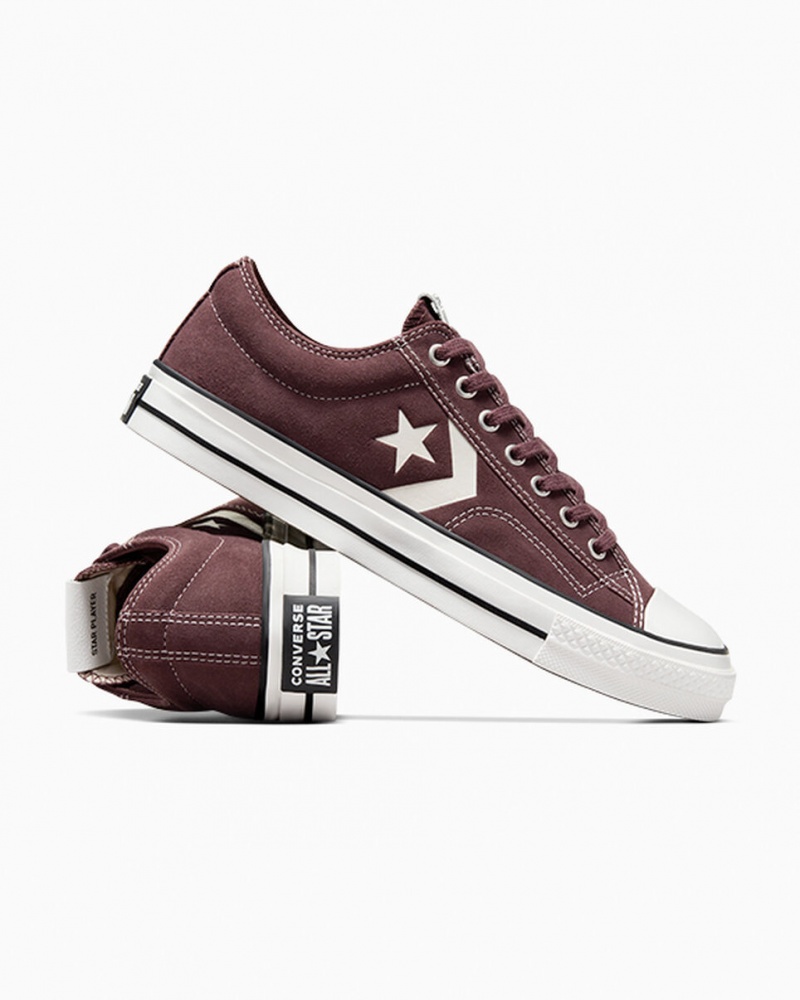 Converse Star Player 76 Gamuza Marrones | 302-NTLRXH